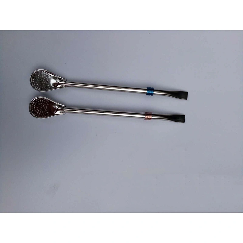 Straw spoon