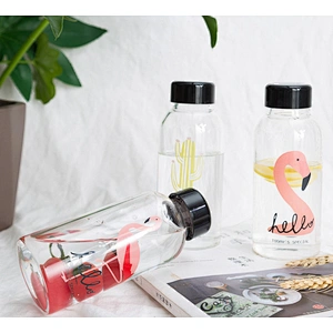 Cartoon glass cup