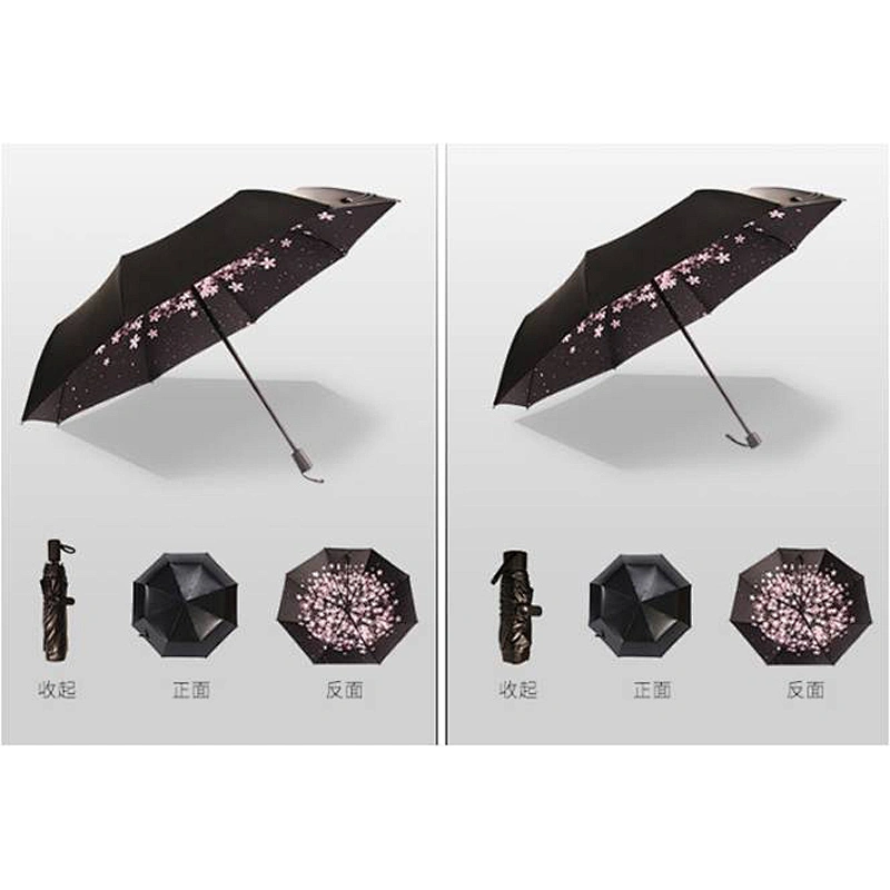 21 Inch 8k Hand Open Three Fold Umbrella /21Inch 7k Hand Open Five Fold Umbrella