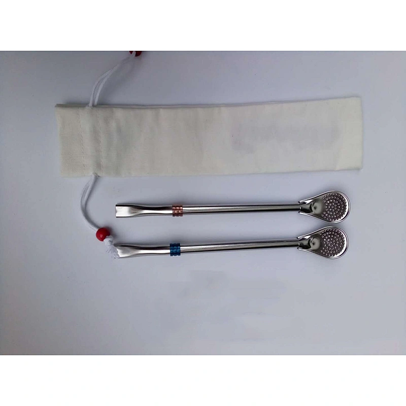 Straw spoon