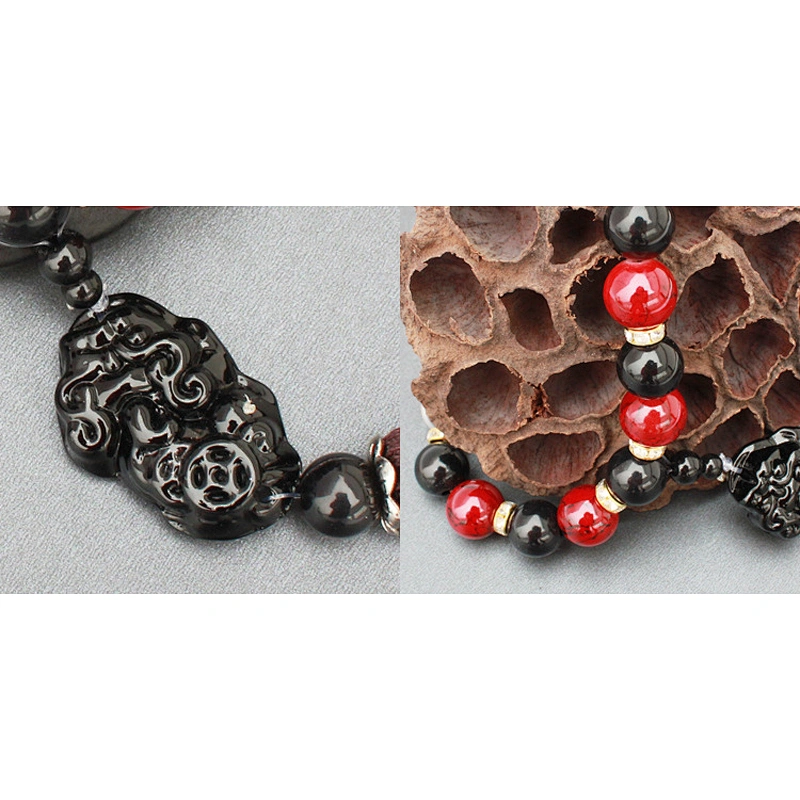 Vehicle transfer beads of ferret and Buddha beads