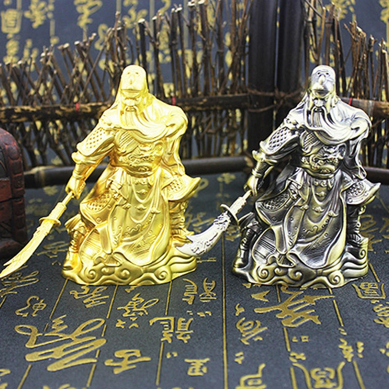 汽车用品关公香水摆件无底座合金关公香水座汽车摆件