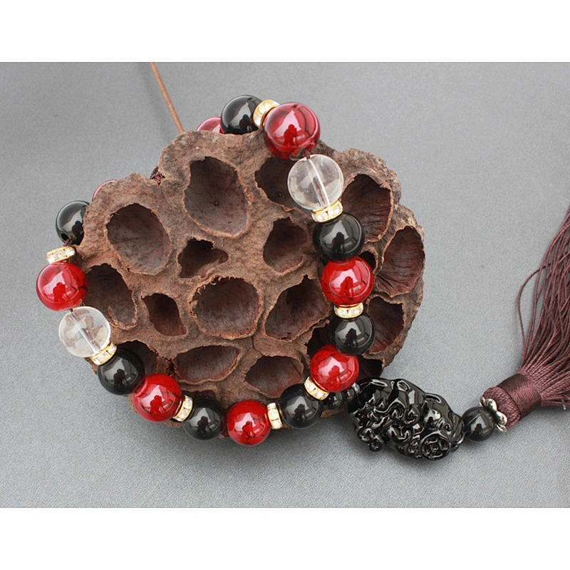 Vehicle transfer beads of ferret and Buddha beads