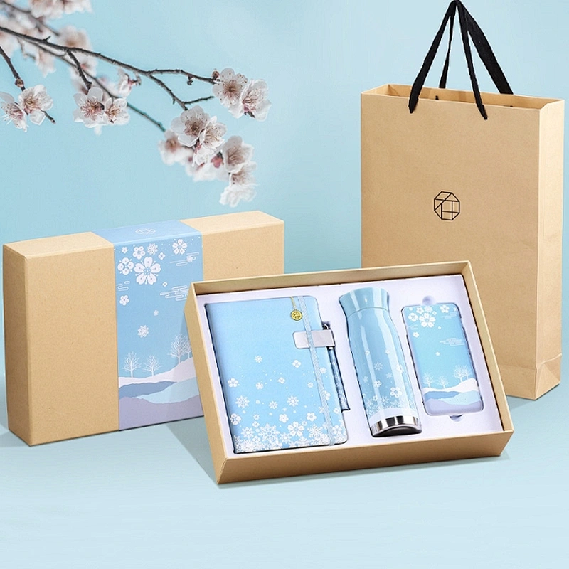 OEM Logo new four season Design PU Business Gift Set stationery gift set