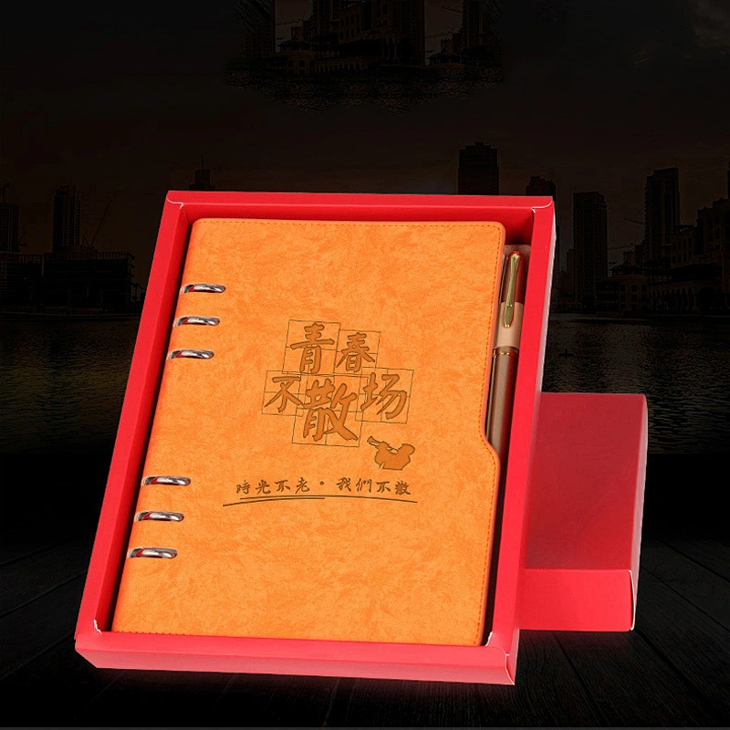 China Supplier in-stock Box Packing Gift Small MOQ Customized Logo Gift Set Pen and Notebook Business Gift Set