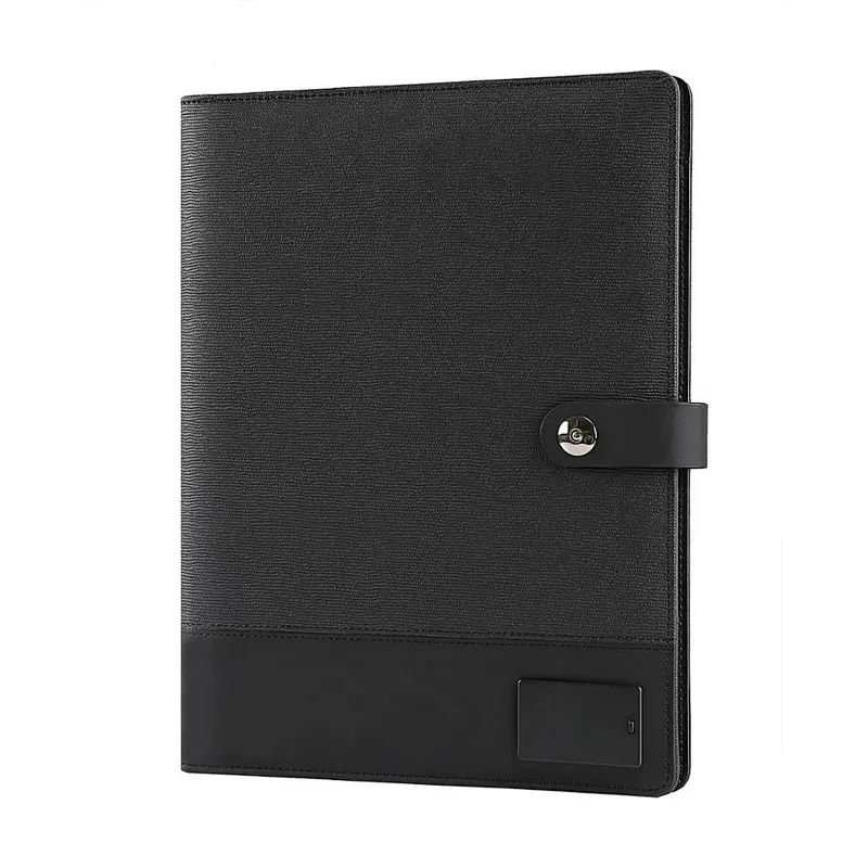Custom Vip Office Corporate Business Notebook Gift Set With Power Bank