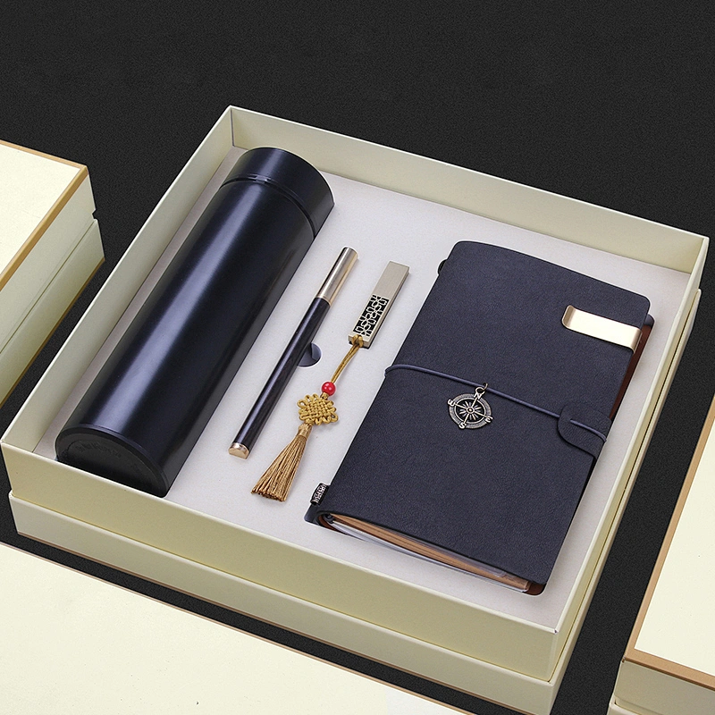 500ml flask bottle  wooden pen 8GB USB notepad china supplier public relations planning gifts Business gift