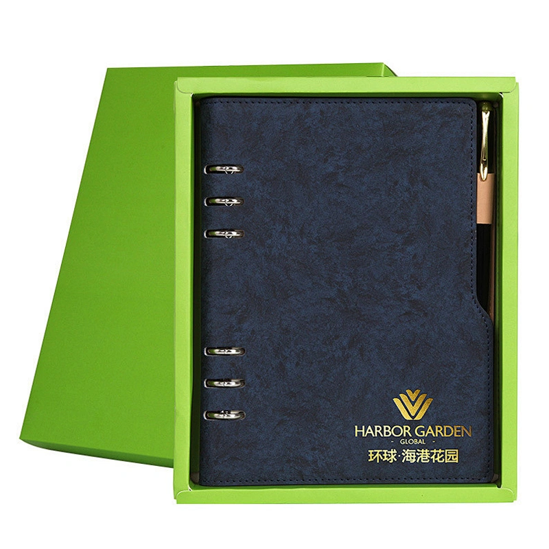 China Supplier in-stock Box Packing Gift Small MOQ Customized Logo Gift Set Pen and Notebook Business Gift Set
