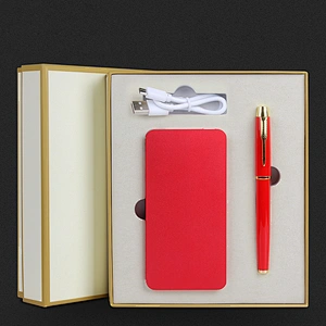 data cable powerbank pen set Advertising gift for wholesale Business sincere recruitment agents