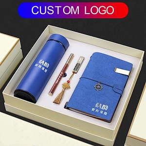 500ml flask bottle  wooden pen 8GB USB notepad china supplier public relations planning gifts Business gift