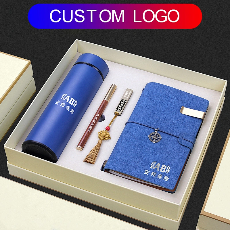 500ml flask bottle  wooden pen 8GB USB notepad china supplier public relations planning gifts Business gift