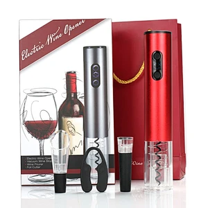 Classical gift set rechargeable batteries wine opener set for wine