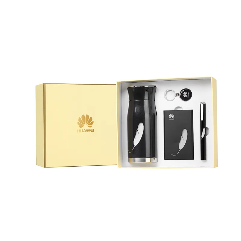 Christmas corporate gift Luxury custom power bank gift set