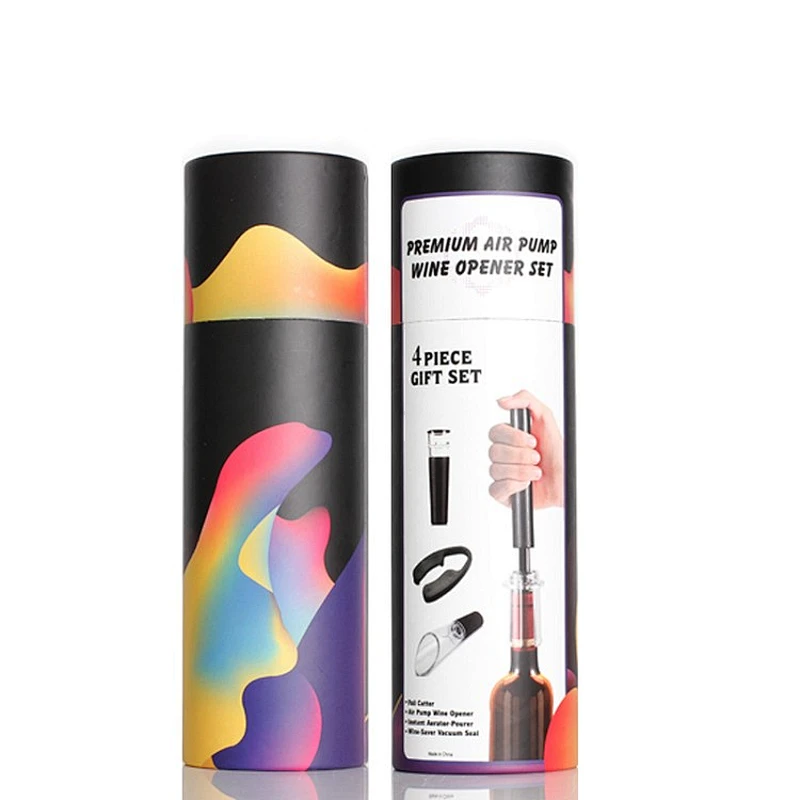 4-piece gift set new pack metal air pump opener for corporate gifts 2019