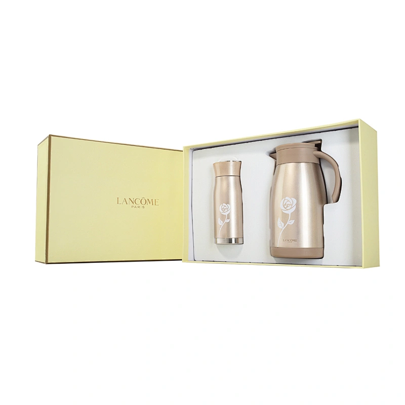 Corporate gift sets 304 stainless steel bottle and cup for adults
