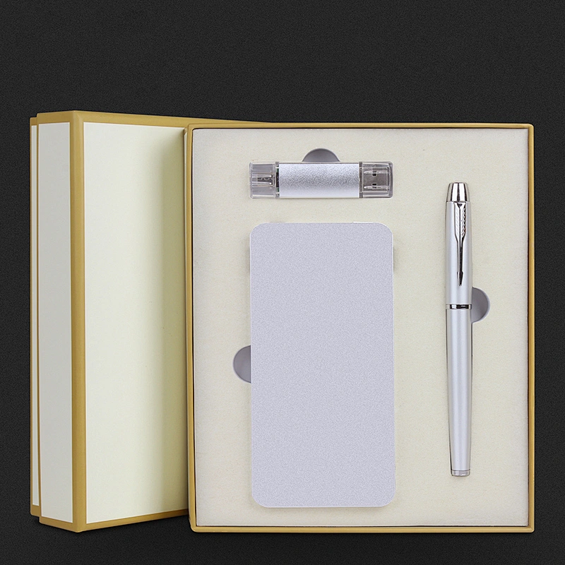 powerbank phone U disk metal pen set Advertising gift selection of a variety of styles suitable for wholesale distribution