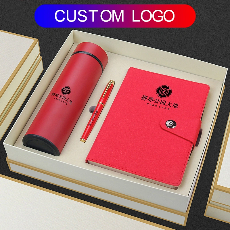 cooperation business gift set distribution 500ml flask bottle notepad metal pen business gift china supplier