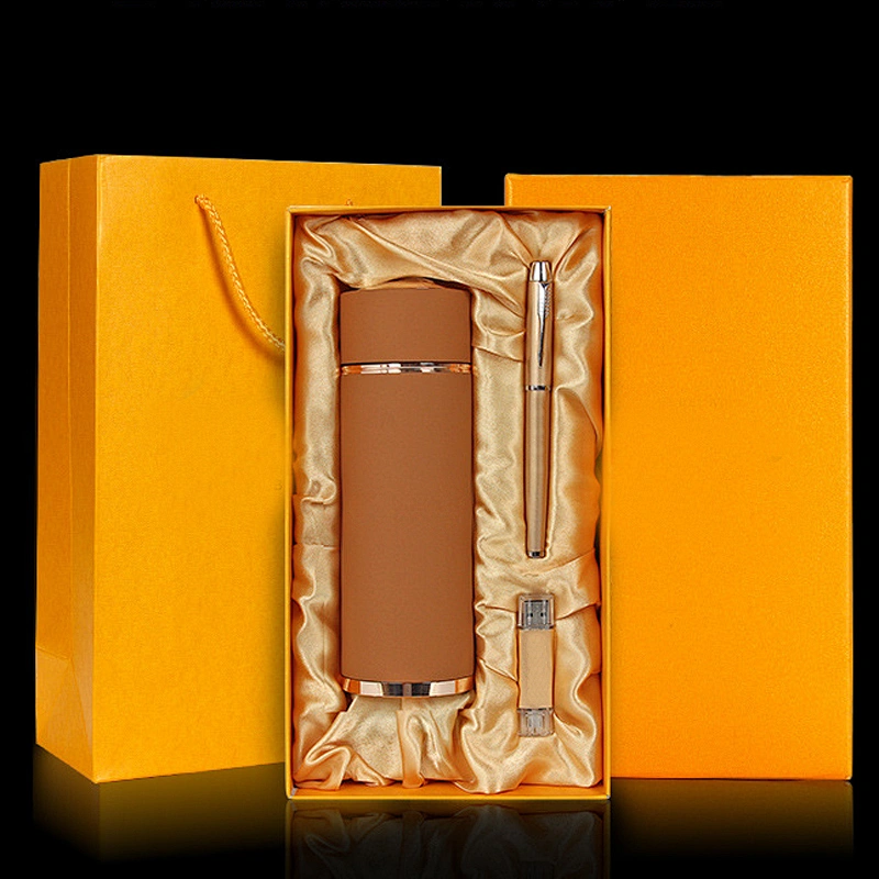 Luxury Thermal Cup Valentine Gift for Man China Supplier in-Stock Business Gift Set Wedding Gift Box Packing