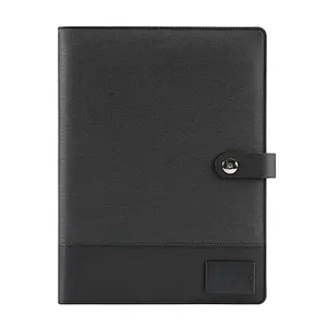 Custom Vip Office Corporate Business Notebook Gift Set With Power Bank