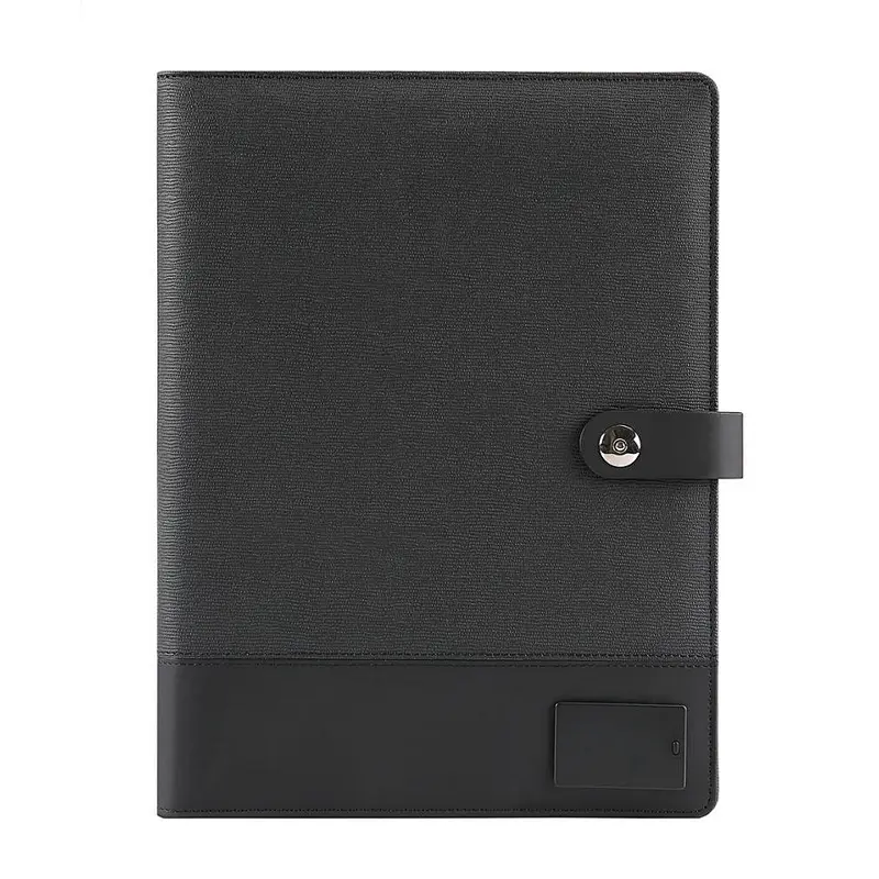 Custom Vip Office Corporate Business Notebook Gift Set With Power Bank
