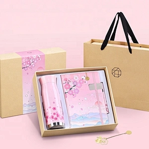 2019 new product four season beauty wedding gift set office gift set notebook gift set