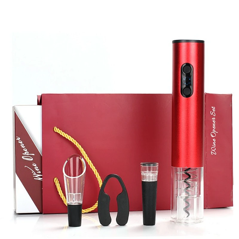 Classical gift set rechargeable batteries wine opener set for wine