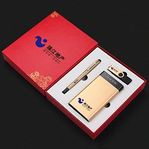 Stationery Pen USB Flash Drive Power bank Gift Set Corporate Promotional Gift Items