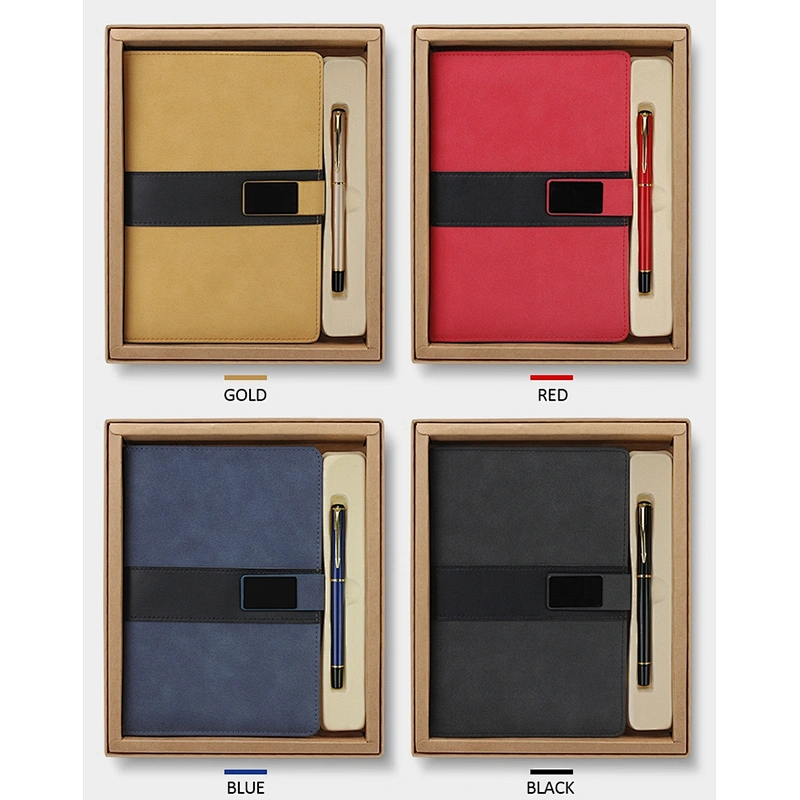 Cross-border wholesale agent distribution notebook metal pen creative business gift set