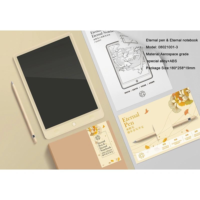Hot selling eternal pen and eternal notebook pen gift set promotion gift