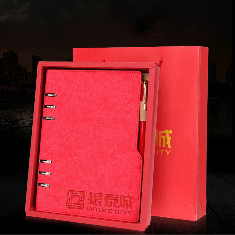 China Supplier in-stock Box Packing Gift Small MOQ Customized Logo Gift Set Pen and Notebook Business Gift Set
