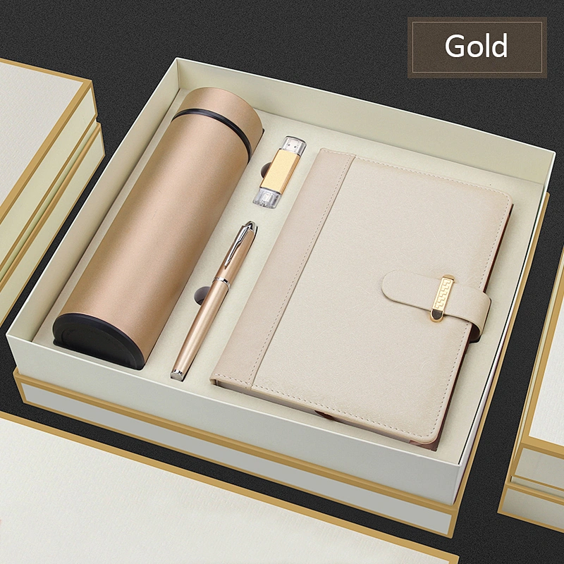 advertising promotional products 500ml flask bottle notepad metal pen U disk business gift free agent manufacturers merchants