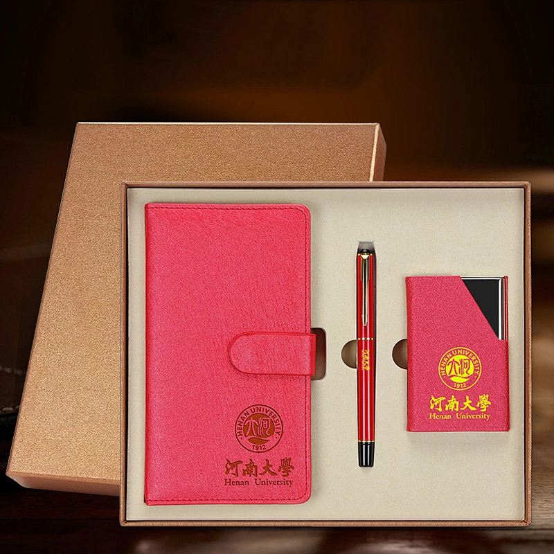 Promotional Custom Logo Business Card Holder And Pen Gift Set Items For Corporate Gift,Wholesale Gift Items