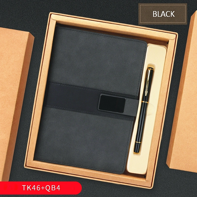 Advertising gift selection of a variety of styles suitable for wholesale distribution agents notebook metal pen gift set
