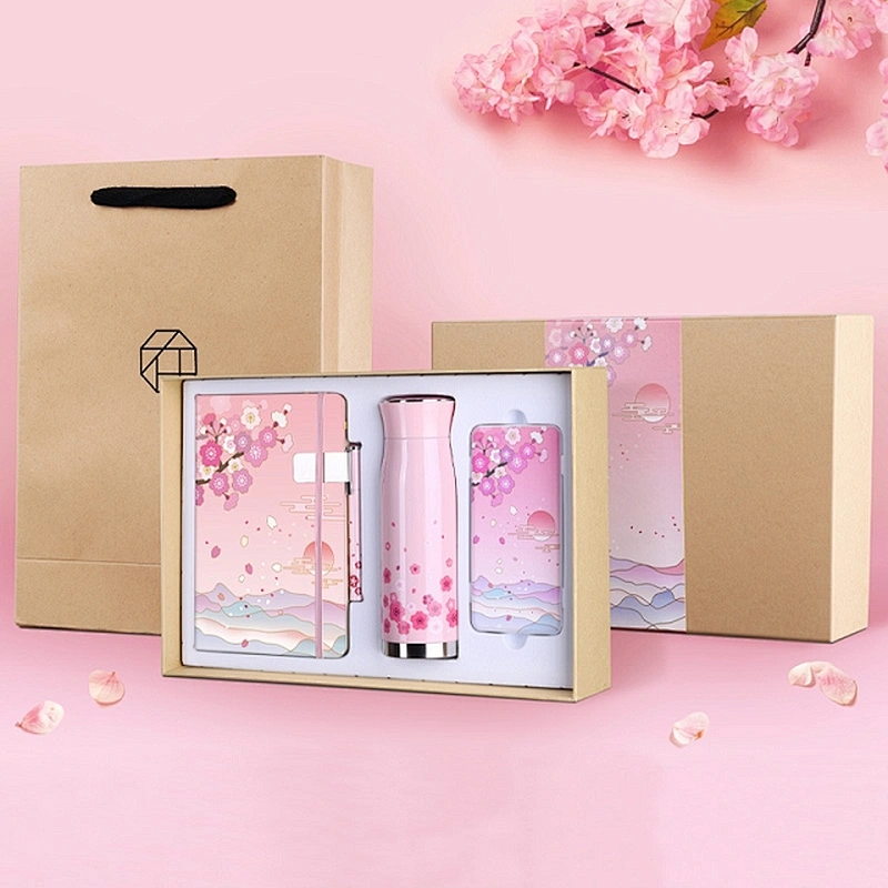 OEM Logo new four season Design PU Business Gift Set stationery gift set