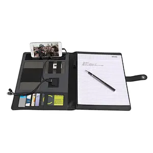 Custom Vip Office Corporate Business Notebook Gift Set With Power Bank
