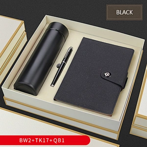 500ml flask bottle notepad metal pen business gift set of three gift Commission free agent manufacturers merchants