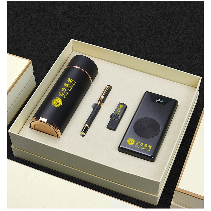 350ml flask bottle metal pen 8GB USB 10000mah powerbank Cross-border wholesale gift agent distribution