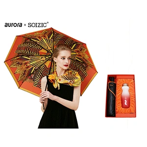 China Factory Custom Nano Goddess Cup Silk Scarf Set