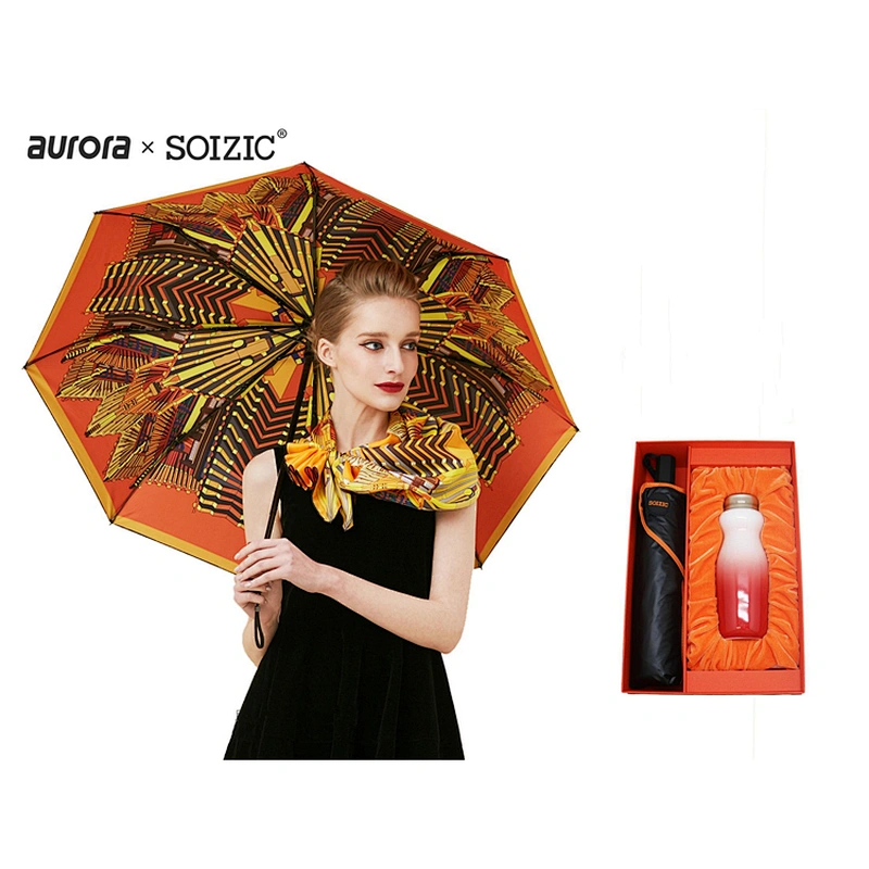 China Factory Custom Nano Goddess Cup Silk Scarf Set