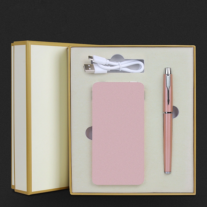 join the agency employees creative souvenir gift data cable powerbank pen gift set for wholesale Business gift