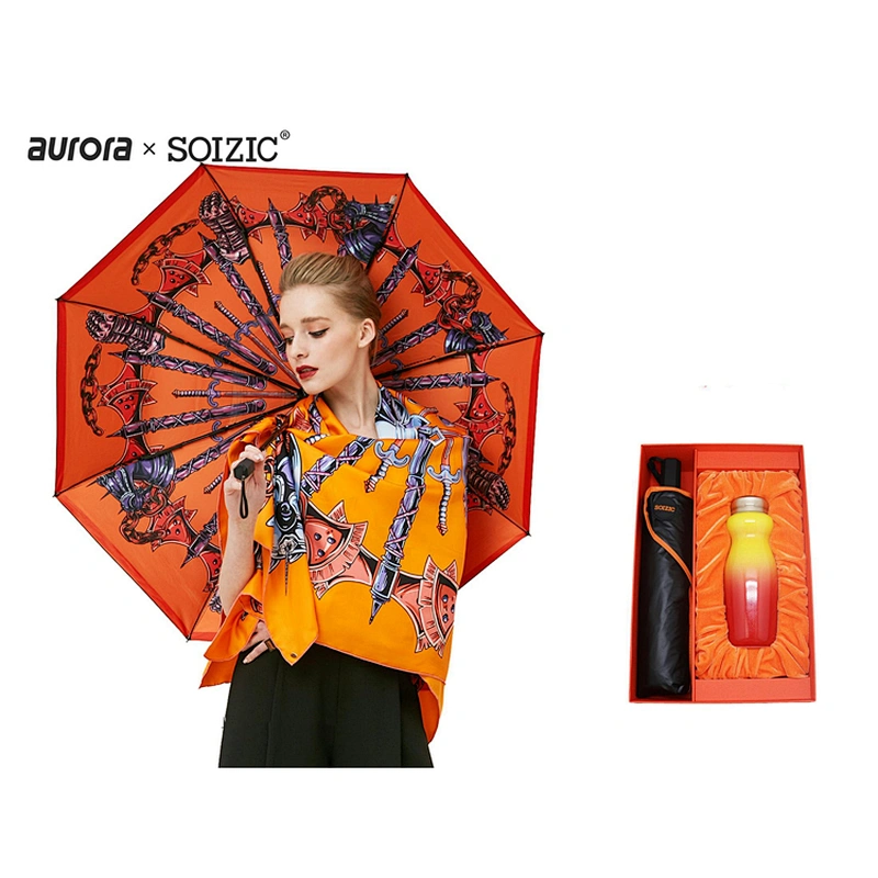 China Factory Custom Nano Goddess Cup Silk Scarf Set