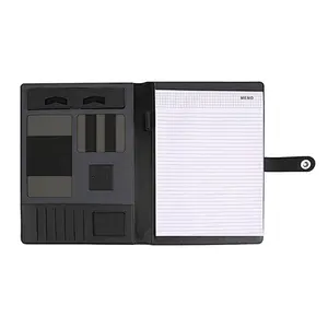 Custom Vip Office Corporate Business Notebook Gift Set With Power Bank
