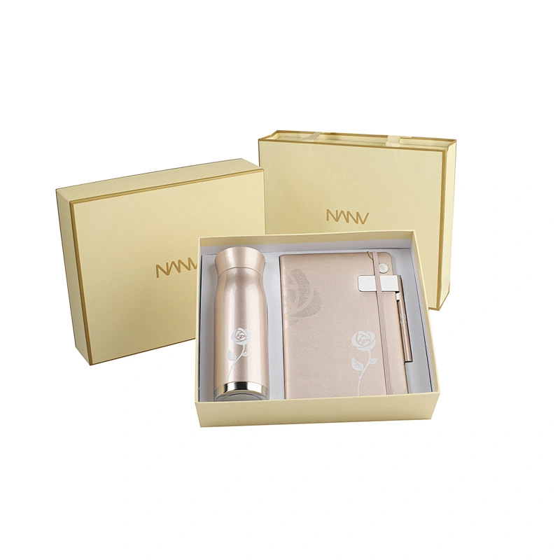 Gift Pen Set Vacuum Cup Bookmark Notebook Business 4 Piece Set Company Office VIP Custom Gift