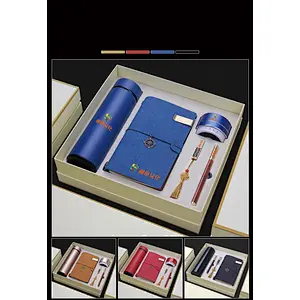 Good agent project 500ml flask bottle wooden pen notepad 8GB USB wireless bluetooth speaker Business gift china supplier