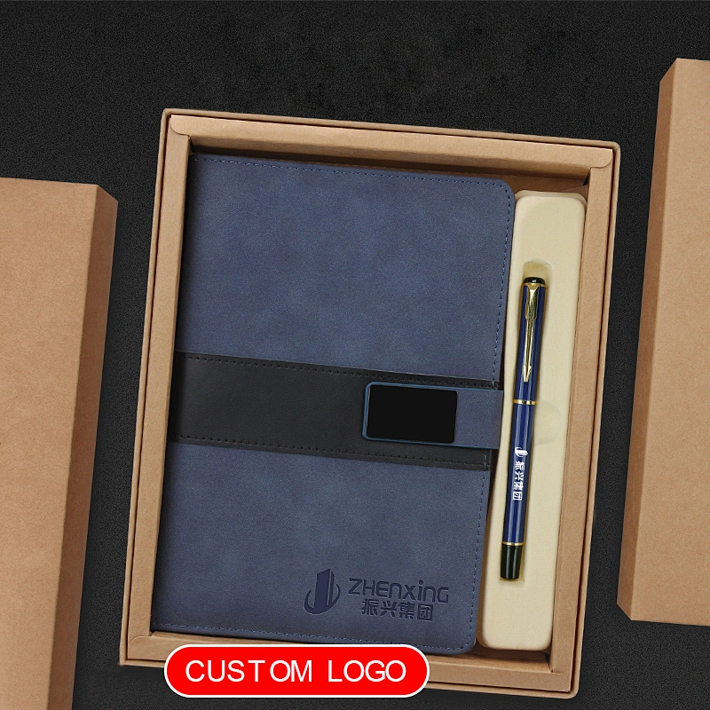 china supplier notebook metal pen creative business gift set Online shop agent distribution franchise gift manufacturers