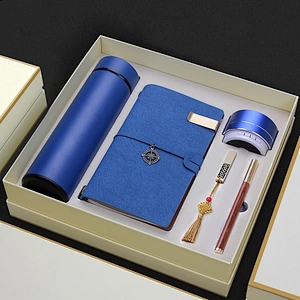 500ml flask bottle wooden pen notepad 8GB USB wireless bluetooth speaker china supplier public relations planning gifts