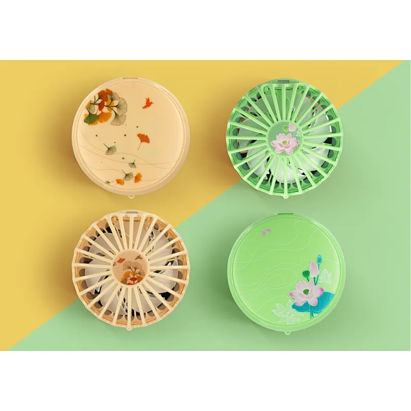 Makeup mirror small fan