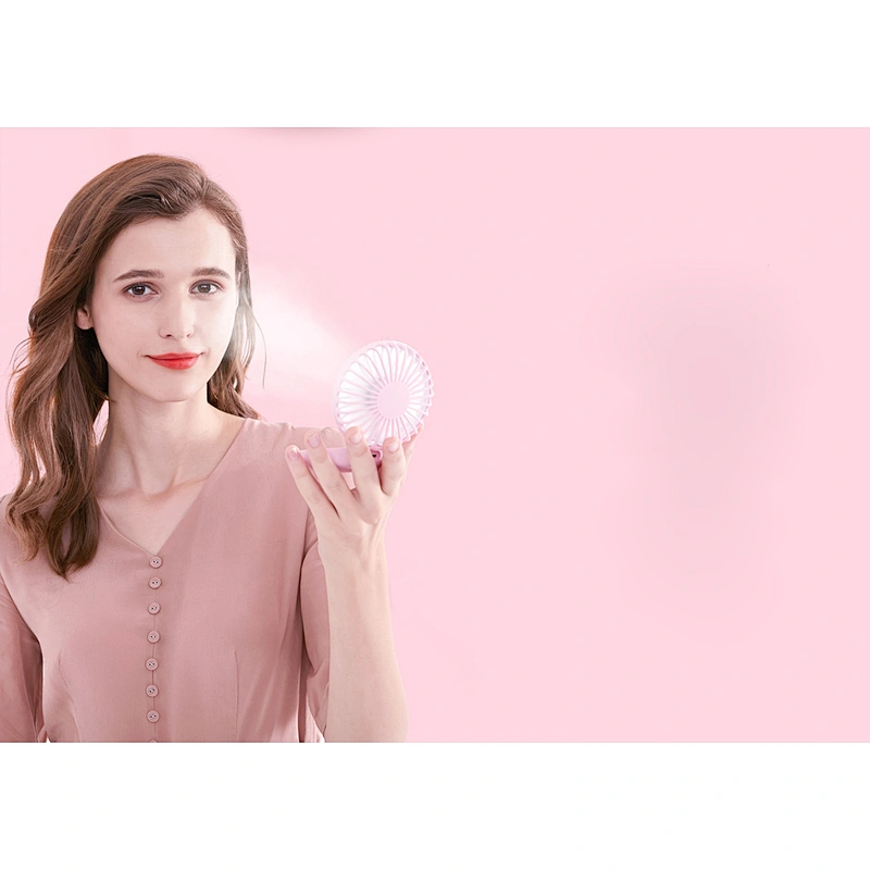 Makeup mirror small fan