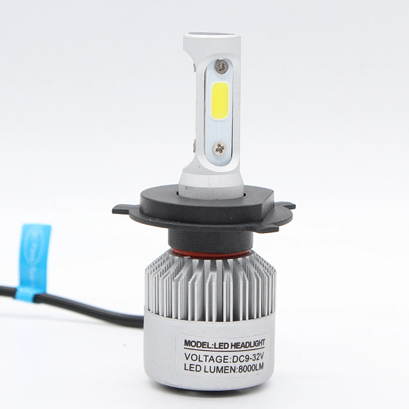 Auto Car Led Lights H4 HB3 9006 H11 H13 COB Car Bulbs 16000lm 80w LED H7 F2 C6 X3 S2 H4 LED Headlight With Fan Cooling