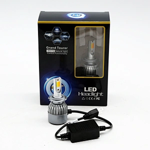 12V 36W White Yellow dual Color Headlight H4 hi lo LED Bulb